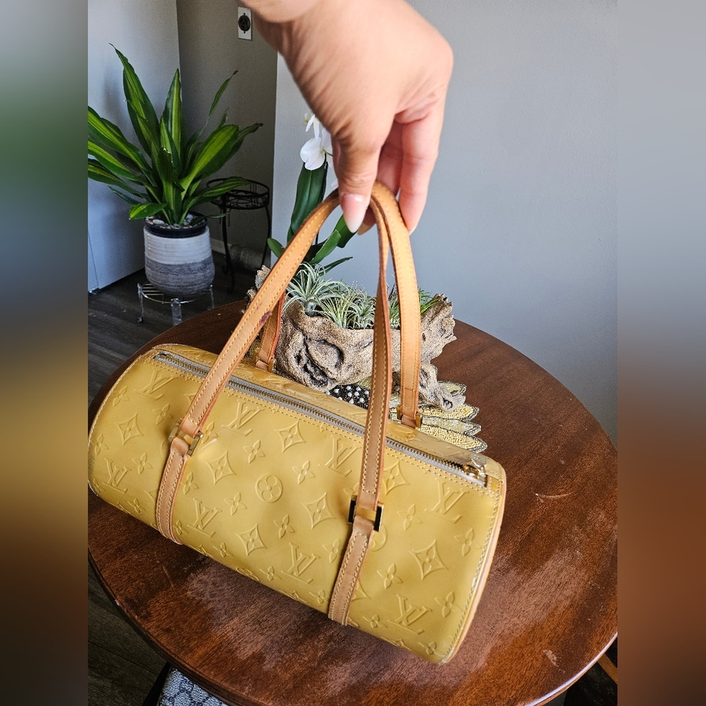 Louis Vuitton Yellow Satchel bag